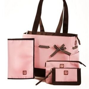 JP Lizzy Diaper Tote -Strawberry Truffle